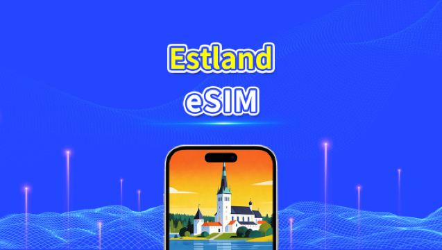 Estland eSIM | 5G/4G | Tägliches/Gesamtdatenpaket | 1–30 Tage | 24-Stunden-Abrechnung | QR-Code