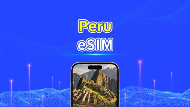Peru eSIM | 4G | Pakiet dzienny/pakiet danych | 24 godziny | 1-30 dni | Kod QR