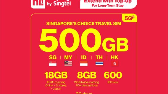 [Singapore]Singtel hej! | 5G SIM-kort | Afhentning på Changi Lufthavn 24 timer/døgnet eller i byen | Valgfri EZlink transport+telefon 2-i-1 kort