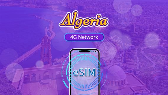 Algeria | 4G eSIM | Daily package/Data package | Billed by calendar day | 1-30 days | QR code