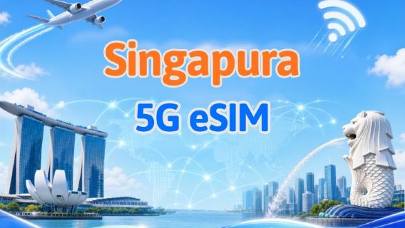 Singapura 5G eSIM | Mendukung TikTok & Google Maps | Paket harian / Paket total data | 1–30 hari | Penagihan per 24 jam | Kode QR