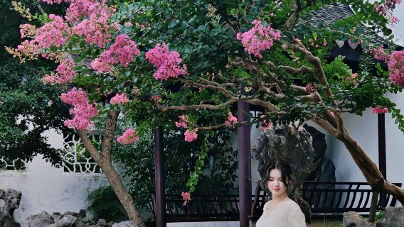 Suzhou guida in cinese|inglese|multilingue|tour di un giorno al Giardino dell'Umile Amministratore + Tempio Hanshan + Giardino Liuyuan + Via Shantang