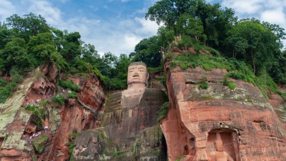 [Ab Chengdu] Tagesausflug zum Großen Buddha von Leshan: Drei Flüsse treffen sich, ein Berg und ein Buddha