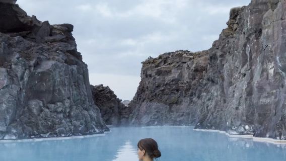 Iceland Reykjavik - Semenanjung Reykjanes - Kolam air panas Blue Lagoon - sewaan peribadi berbahasa Cina - Tanpa risau
