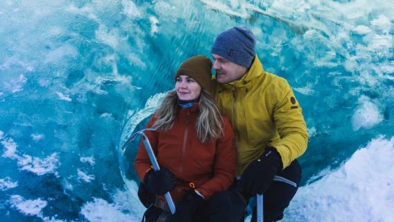 ทัวร์ครึ่งวันชมธารน้ำแข็งสกาฟตาเฟลล์ในประเทศไอซ์แลนด์ (เดินป่า + ถ้ำน้ำแข็ง + ทัวร์ตั้งแต่เดือนตุลาคมถึงเดือนเมษายน)