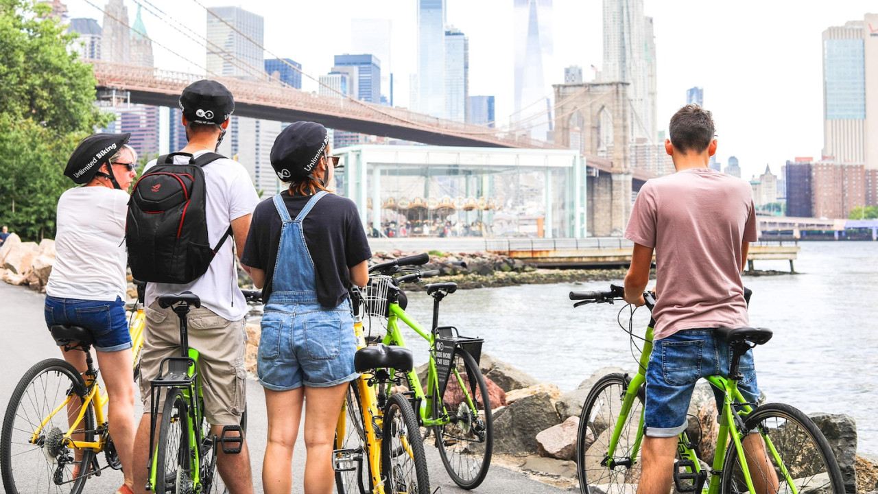 Noleggio biciclette a New York presso il Ponte di Brooklyn - New York City Bike Rental at Brooklyn Bridge