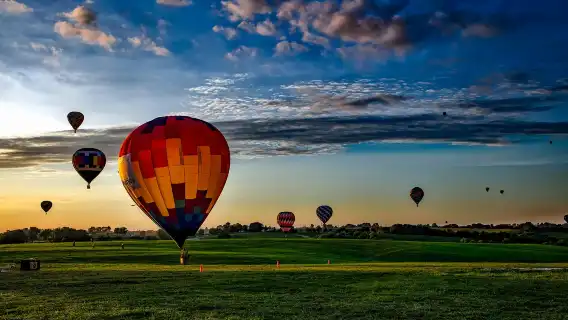 Christchurch Hot Air Balloon Ride in Canterbury, New Zealand