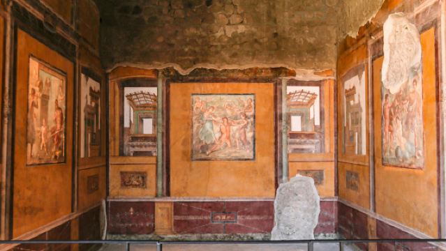 Rondleiding met voorrangstoegang naar Pompeii en de Vesuvius vulkaan vanaf Sorrento