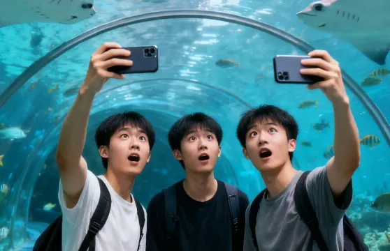 煙台海昌鯨鯊海洋公園Trip Moments【跟拍攝影親子照情侶閨蜜兒童跟拍家庭Trip Moments】