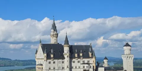 德國慕尼黑新天鵝堡-阿爾卑斯湖-維斯教堂-上阿莫高