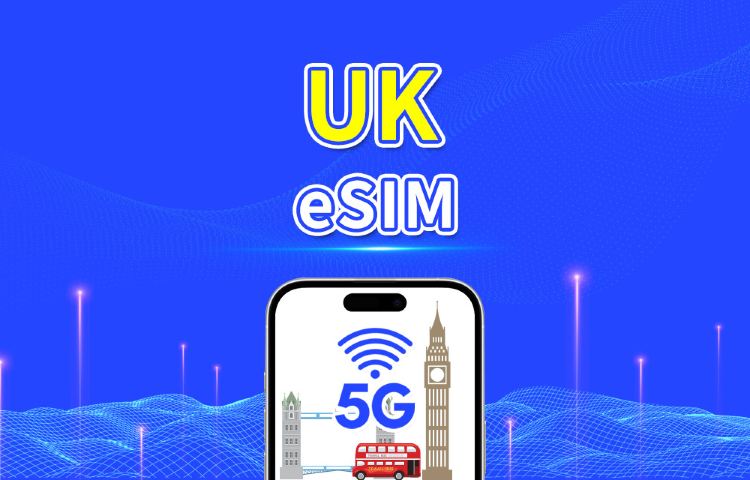 UK eSIM | 5G/4G | Daily/Total Data Package | 1–30 days | 24-Hour Billing | QR code