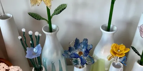 江西景德鎮上青坊陶藝空間陶藝.玻璃非遺手作體驗【擁抱花瓶製作|玻璃燒製體驗|專業陶藝|多種玩法