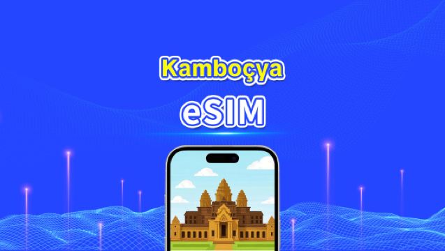 Kamboçya eSIM | 4G | Günlük Paket/Veri Paketi | Takvim Günü | 1-30 Gün | QR Kodu