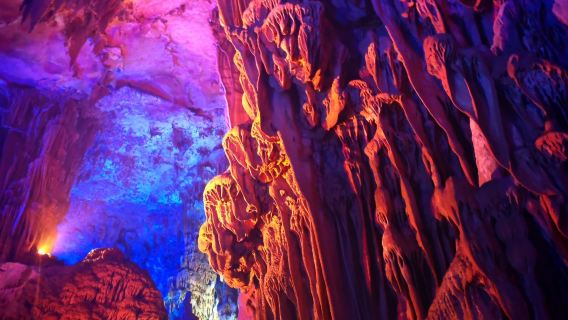 One-Way Transfer & Reed Flute Cave Ticket – Guilin's Underground Masterpiece