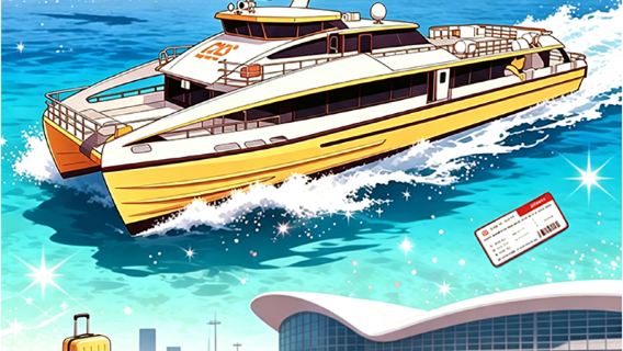 One-way/round-trip high-speed ferry tickets from Guangzhou Pazhou Hong Kong and Macau passenger port to Hong Kong airport SkyPier or from SkyPier to Guangzhou Pazhou Hong Kong and Macau passenger port