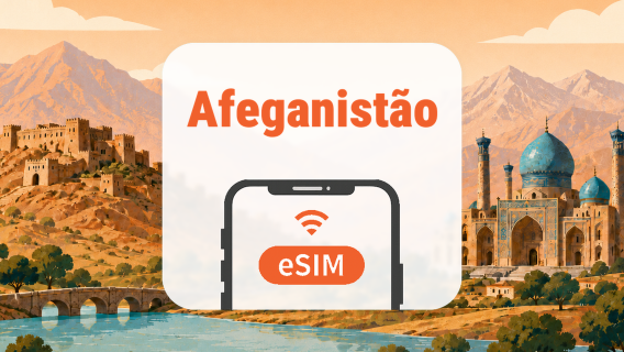 Afeganistão eSIM | Rede Dupla • Todos os AI & TikTok | 1–30 Dias | Código QR