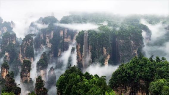 Tour de 1+0.5 días por Furong, Tianmen, Avatar, Puente de Cristal en el Parque Nacional Forestal de Zhangjiajie