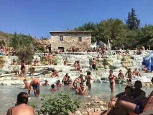 Private Full-day Cascate del Mulino Hot Springs from Rome