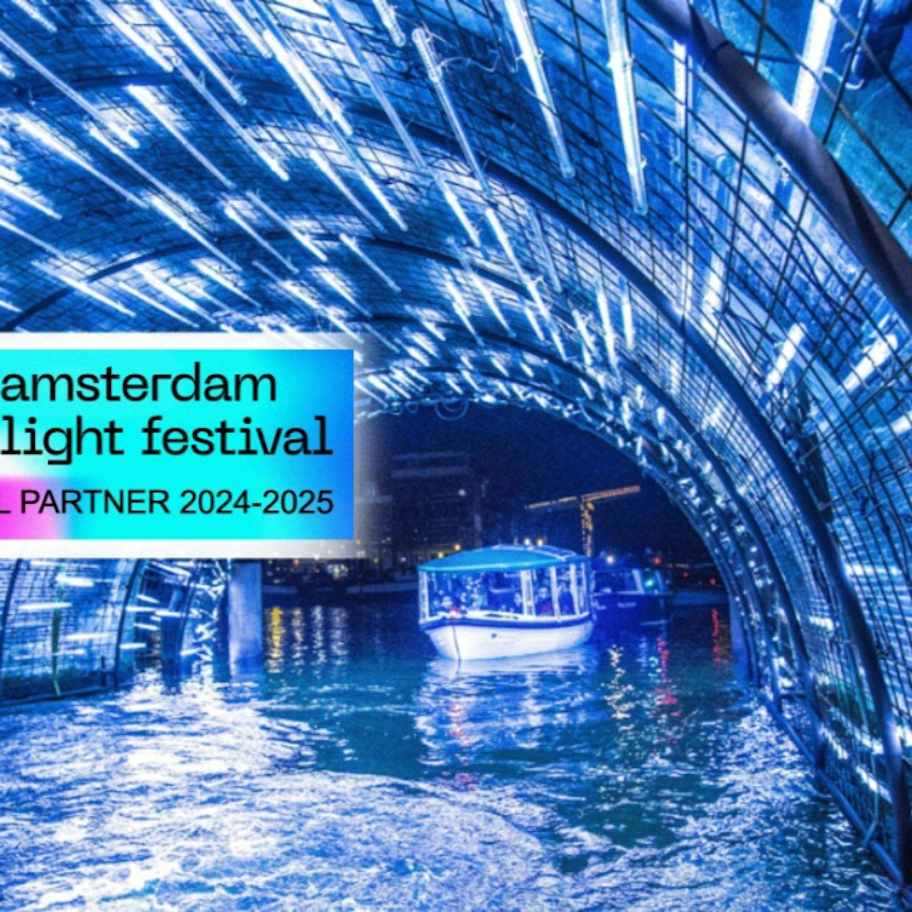 Amsterdam Light Festival: Luxuriöse Bootsfahrt + optionale Getränkebegrenzung