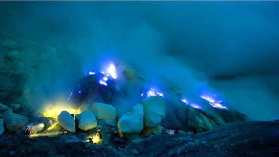 Tour privato del cratere IJEN Blue Fire da BALI