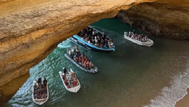 Từ Lisbon: Tour trong ngày Algarve với Hang động, Vách đá & Bãi biển