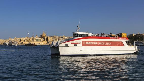 Sliema: Return Ferry Transfer to/from Valletta