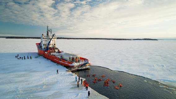 핀란드 로바니에미 극지 탐험 아이스브레이커 투어 [호텔 픽업 + 럭셔리 아이스브레이커 점심 포함]