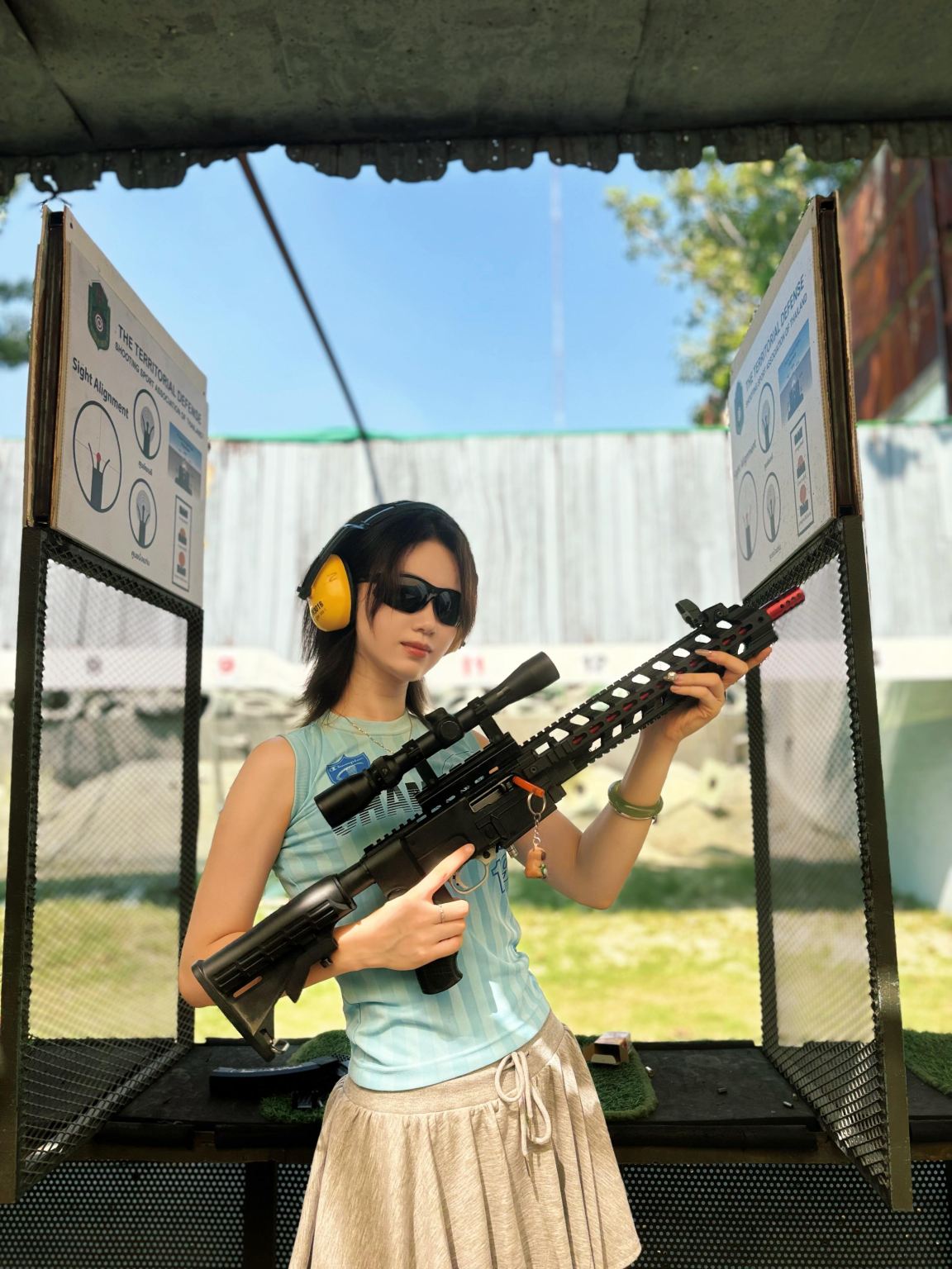 Experiencia de tiro en Tailandia | Campo de tiro del ejército en Bangkok | Proyectos populares y oficiales | Conveniente transporte cerca del Gran Palacio