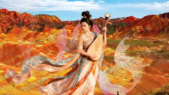 張掖七彩丹霞旅遊景區半日遊【可選8人頭等獨立座椅/純玩/上門接送】