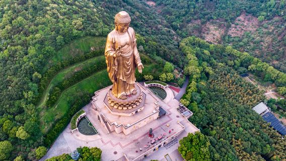 [Termasuk tiket masuk] Lawatan peribadi 2 jam dengan panduan secara langsung oleh pakar sejarah di Patung Buddha Lingshan