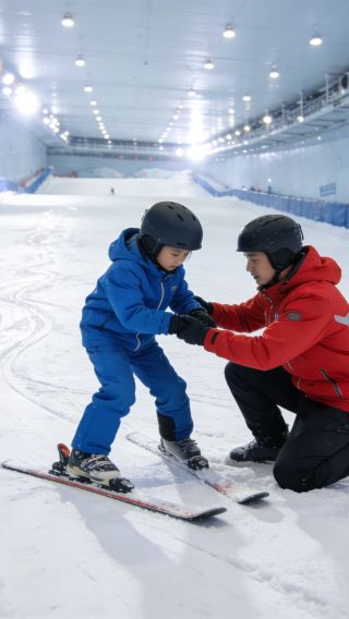 廣州 熱雪奇蹟單板雙板【雪場正規簽約滑雪教練】