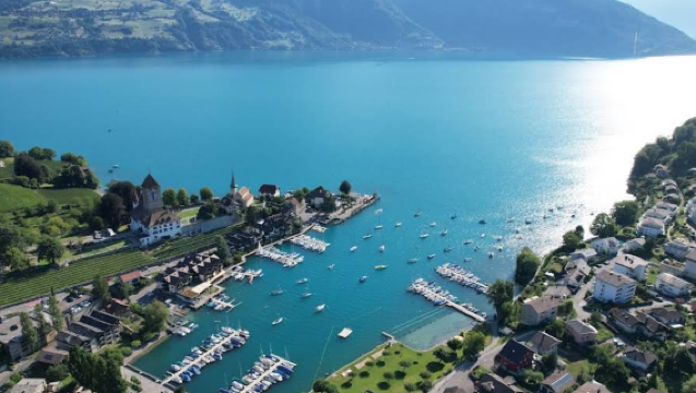 瑞士因特拉肯-圖恩湖-施皮茨-布里恩茨湖【中文包車自由行】