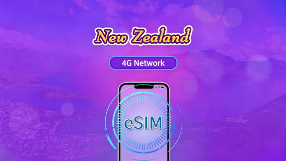 Nya Zeeland | 4G/5G eSIM | Dagspaket/Datapaket | 1–30 dagar | 24-timmars debitering | QR-kod