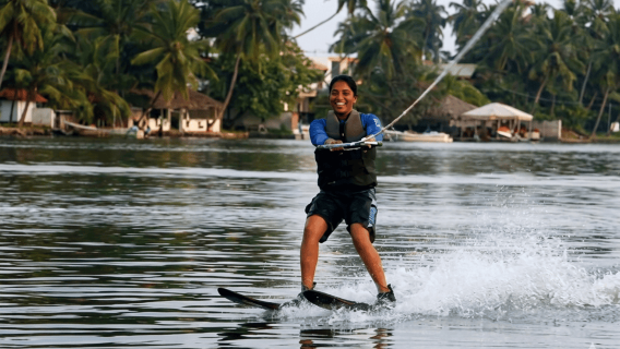 Bentota: Water Skiing and Wakeboarding with Instructor