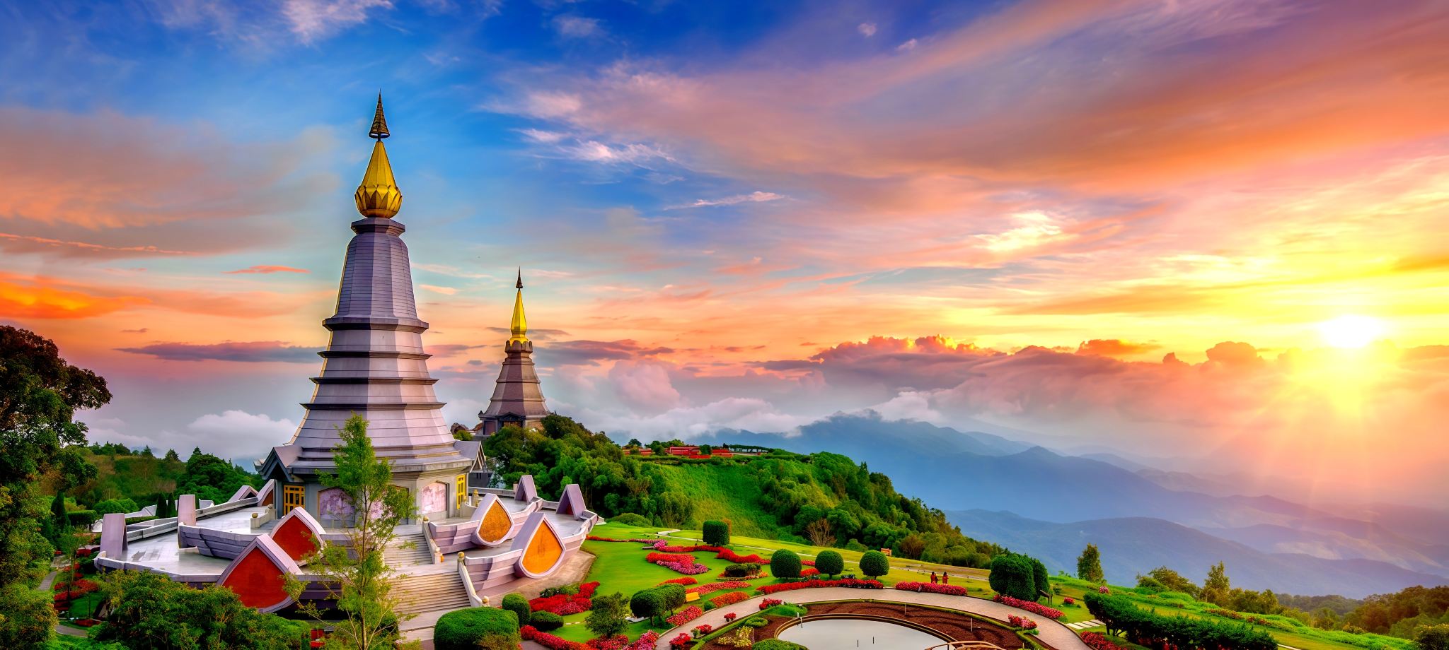 태국 치앙마이 도이 인타논 국립공원 당일 치기 여행 [선택 가능한 트레킹|피서지|점심 커피]