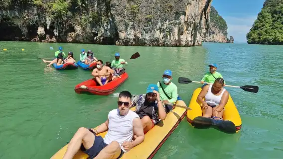 普吉島至攀牙灣大船獨木舟探險之旅