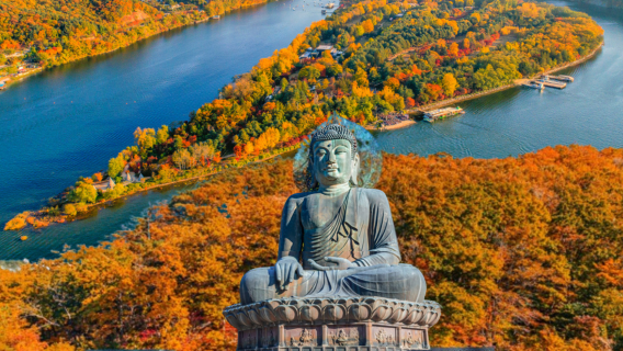 perjalanan satu hari ke Taman Nasional Seoraksan dan Pulau Nami dari Seoul