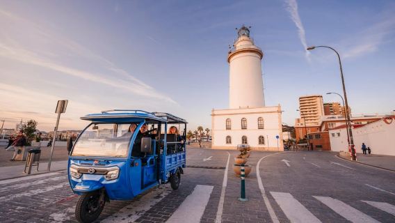 Express tuktuki tour in Malaga: Gibralfaro Viewpoint and Photography
