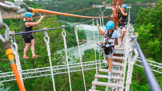 Cataratas del Niágara, Canadá: Circuito de cuerdas Whirlpool Adventure