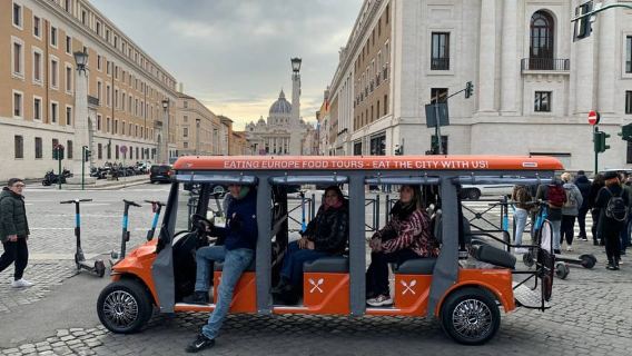 Rome: Tour ẩm thực bằng xe điện VIP