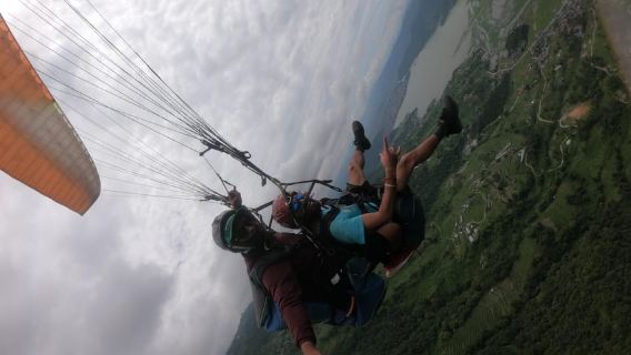 Pokhara: Experiencia de parapente con traslados al hotel