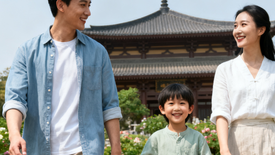 뤄양 수당성 유적지 식물원 여행 사진[현장수집 [완전편집] 고급사진 여행 및 촬영 부모-자녀 사진, 커플, 여자친구 사진]