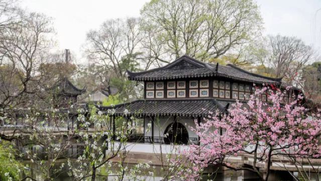 【水陸雙遊】拙政園+寒山寺+虎丘山風景名勝區+山塘街遊船一日遊