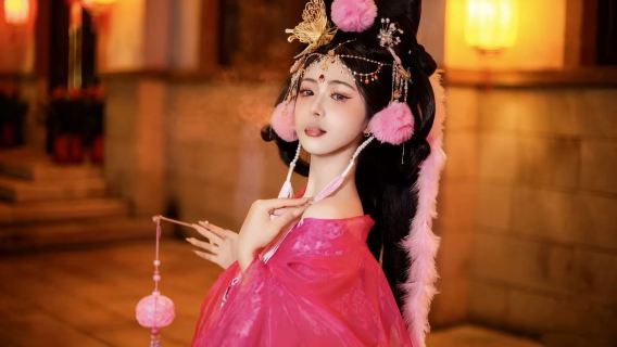 潮州Tripメモリー【美しい漢服レンタル+簪花体験+繊細なメイク+オプションで1対1のフォトセッション体験】