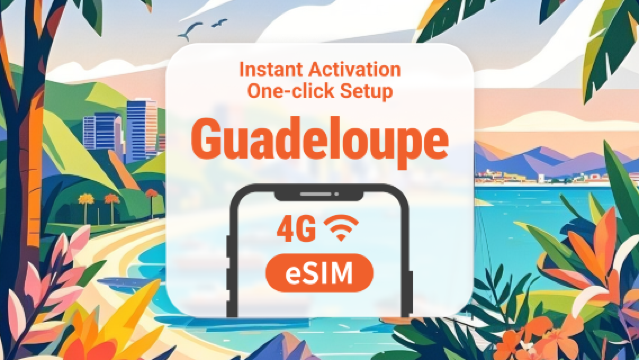 Guadeloupe eSIM | Supports ChatGPT & TikTok | 1–30 Days | Instant QR