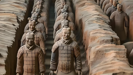 Трансфер в Сиани к музею терракотовой армии императора Цинь Шихуанди: подходит для семей, друзей и групповых туров