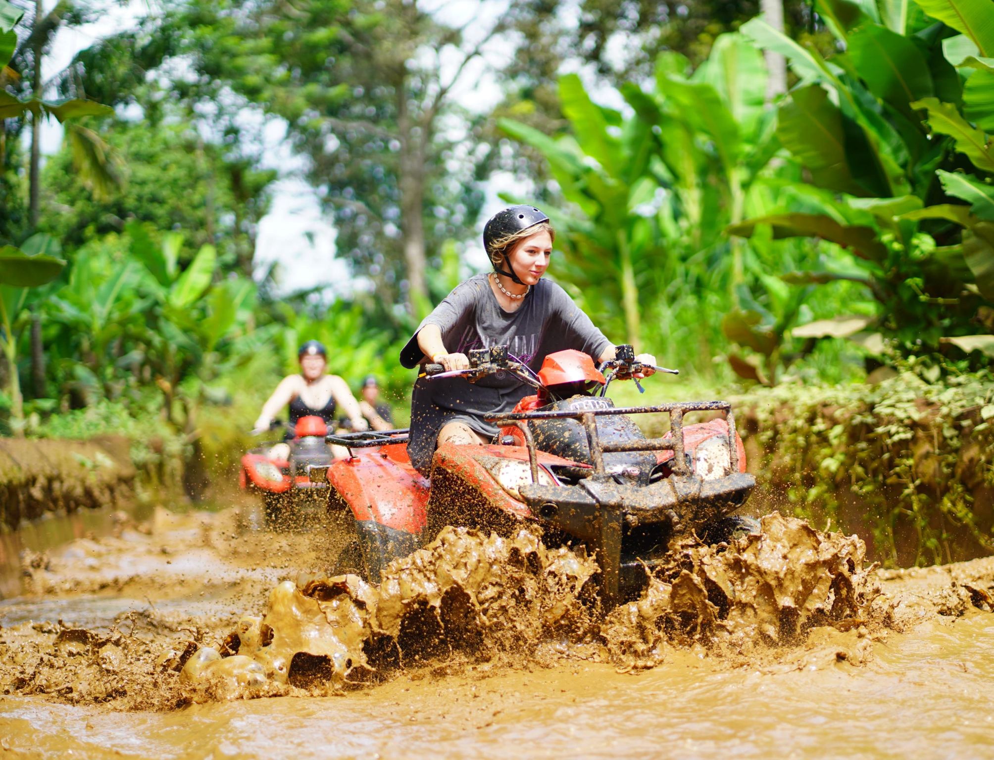 Ubud ATV Gorila Cave with Cretya Sunset pool and Swing Tour