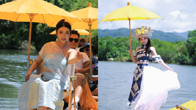 日月灣竹筏 綠野仙蹤 感受黎族文化 可旅拍提供拍攝妝容服裝