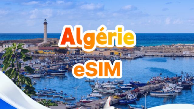 Algérie 4G eSIM | Forfait complet | Total 1 Go à 30 Go | 3 à 30 jours | QR code