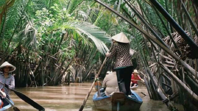 Tagesausflug zu den Tunneln von Củ Chi & Mekongdelta